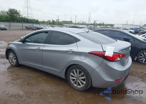 2016 Hyundai Elantra Se z USA, uszkodzony, nr VIN 5NPDH4AE6GH778862